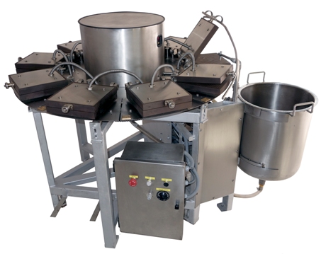 Semi automatic Rolled sugar cone baking machine